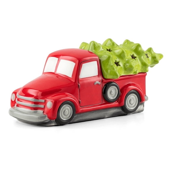 Scentsy‎ Retired Special Delivery Retro Red Truck with Christmas Tree - Picture 1 of 6